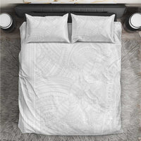 Samoan DNA Art Tattoo Bedding Set Polynesian Pattern All White LT03 White - Polynesian Pride