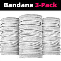 Samoan DNA Art Tattoo Neck Gaiter Polynesian Pattern All White LT03 package One Size: 25*50cm White - Polynesian Pride
