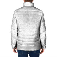 Samoan DNA Art Tattoo Padded Jacket Polynesian Pattern All White LT03 - Polynesian Pride