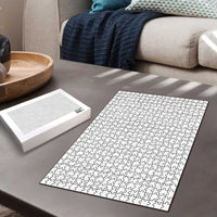 Samoan DNA Art Tattoo Puzzle Polynesian Pattern All White LT03 - Polynesian Pride