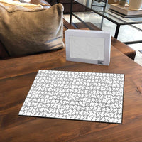 Samoan DNA Art Tattoo Puzzle Polynesian Pattern All White LT03 - Polynesian Pride