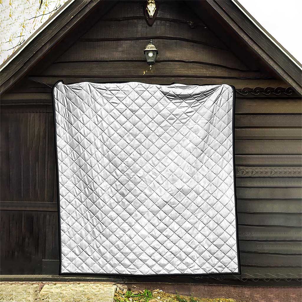 Samoan DNA Art Tattoo Quilt Polynesian Pattern All White LT03 - Polynesian Pride