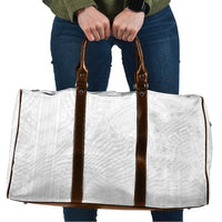 Samoan DNA Art Tattoo Travel Bag Polynesian Pattern All White LT03 White - Polynesian Pride