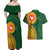 Manu'a Cession Day Couples Matching Off Shoulder Maxi Dress and Hawaiian Shirt Polynesian Pattern