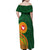 Manu'a Cession Day Family Matching Off Shoulder Maxi Dress and Hawaiian Shirt Polynesian Pattern