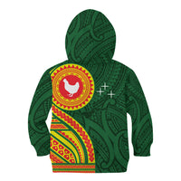 Manu'a Cession Day Kid Hoodie Polynesian Pattern