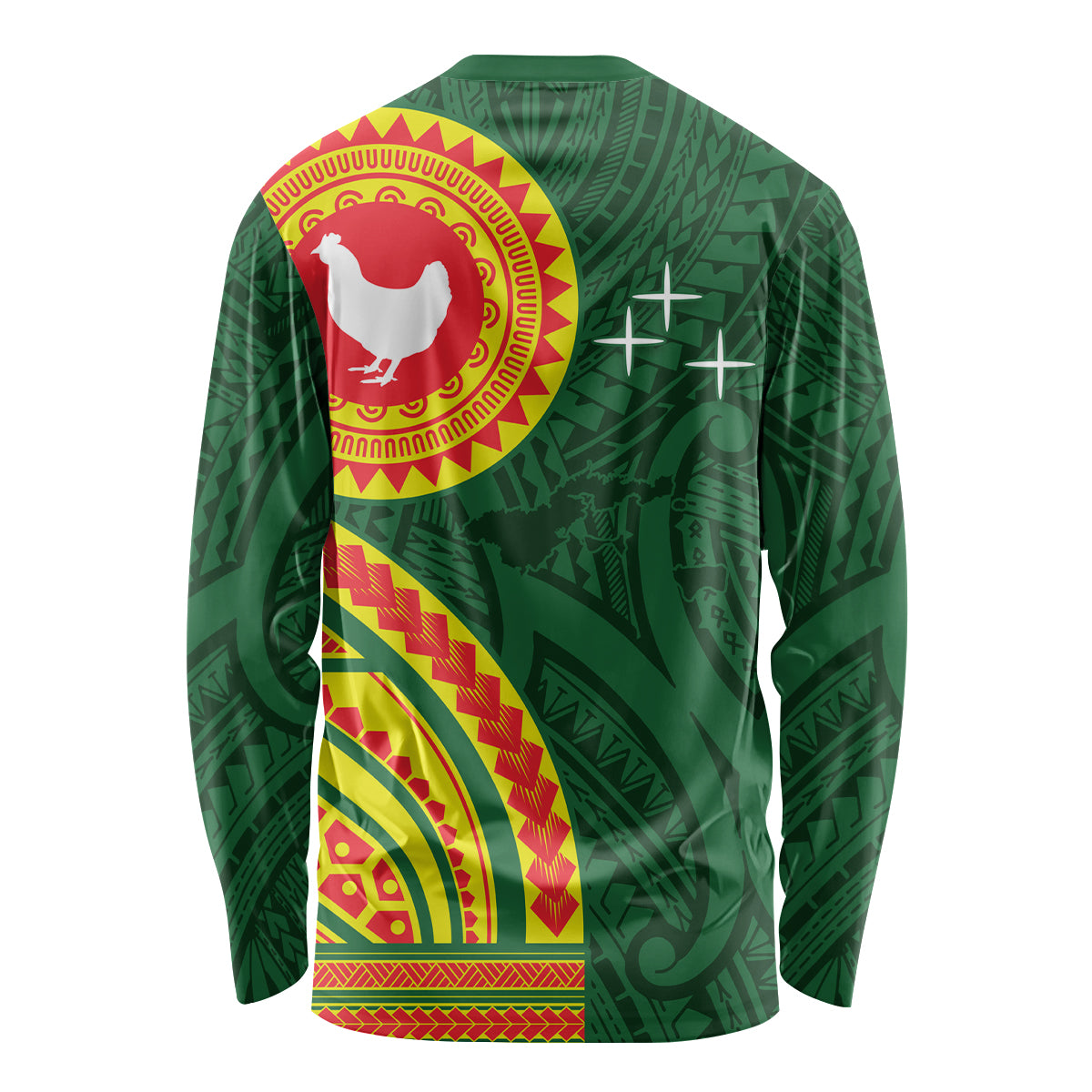 Manu'a Cession Day Long Sleeve Shirt Polynesian Pattern