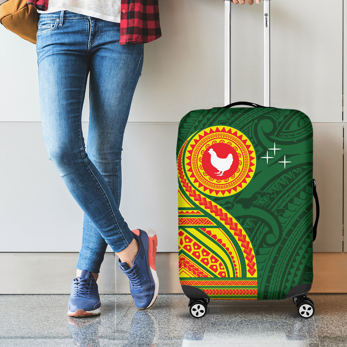 Manu'a Cession Day Luggage Cover Polynesian Pattern