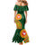 Manu'a Cession Day Mermaid Dress Polynesian Pattern