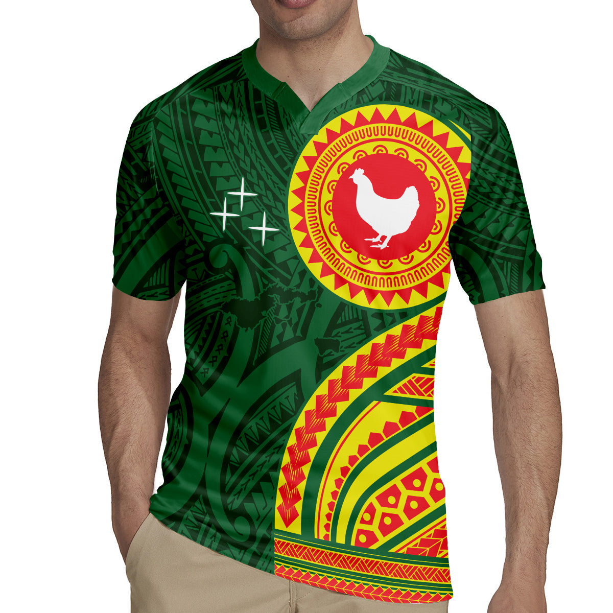 Manu'a Cession Day Rugby Jersey Polynesian Pattern LT03 - Polynesian Pride