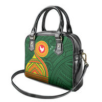 Manu'a Cession Day Shoulder Handbag Polynesian Pattern