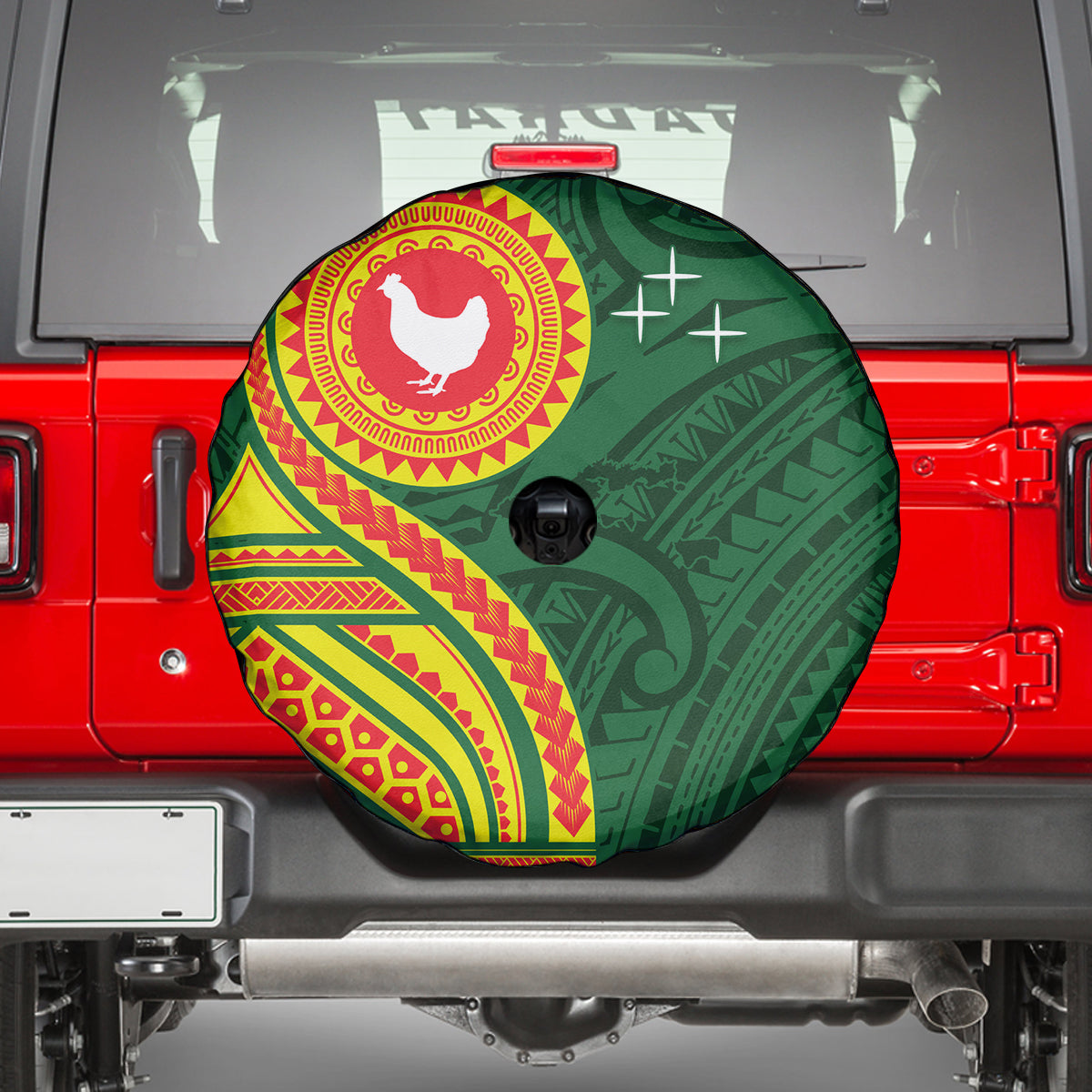 Manu'a Cession Day Spare Tire Cover Polynesian Pattern LT03 - Polynesian Pride