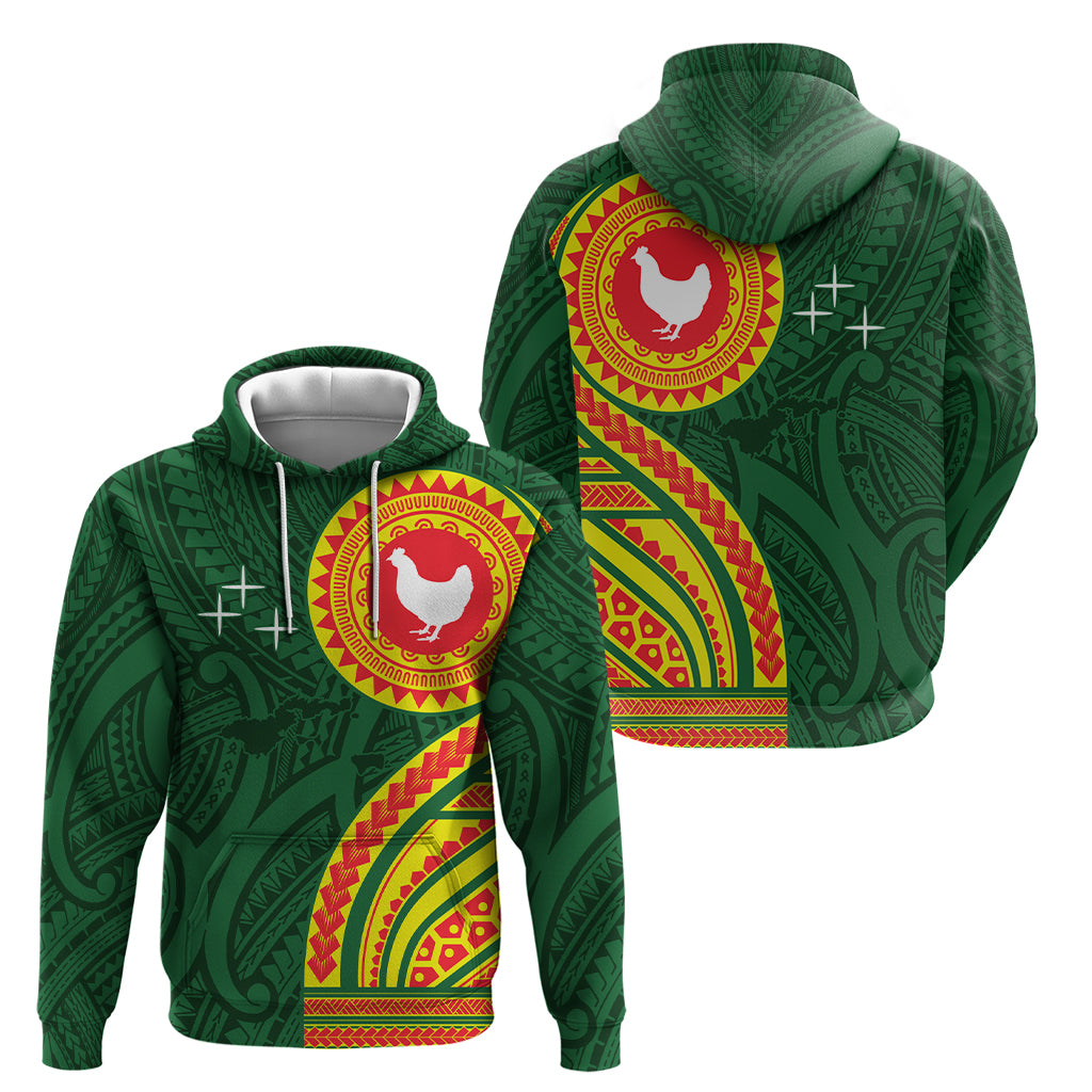 Manu'a Cession Day Zip Hoodie Polynesian Pattern