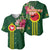 Manu'a Cession Day 120th Anniversary Baseball Jersey Polynesian Pattern and Hibiscus Flower