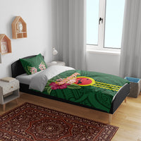 Manu'a Cession Day 120th Anniversary Bedding Set Polynesian Pattern and Hibiscus Flower LT03 - Polynesian Pride