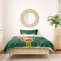 Manu'a Cession Day 120th Anniversary Bedding Set Polynesian Pattern and Hibiscus Flower LT03 - Polynesian Pride