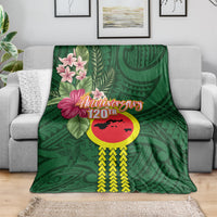 Manu'a Cession Day 120th Anniversary Blanket Polynesian Pattern and Hibiscus Flower LT03 - Polynesian Pride