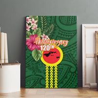 Manu'a Cession Day 120th Anniversary Canvas Wall Art Polynesian Pattern and Hibiscus Flower LT03 - Polynesian Pride