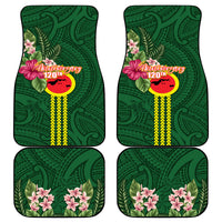 Manu'a Cession Day 120th Anniversary Car Mats Polynesian Pattern and Hibiscus Flower LT03 - Polynesian Pride