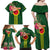 Manu'a Cession Day 120th Anniversary Family Matching Off Shoulder Maxi Dress and Hawaiian Shirt Polynesian Pattern and Hibiscus Flower