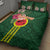 Manu'a Cession Day 120th Anniversary Quilt Bed Set Polynesian Pattern and Hibiscus Flower