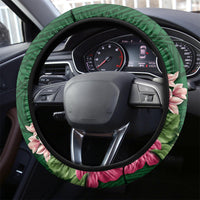 Manu'a Cession Day 120th Anniversary Steering Wheel Cover Polynesian Pattern and Hibiscus Flower LT03 - Polynesian Pride