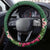 Manu'a Cession Day 120th Anniversary Steering Wheel Cover Polynesian Pattern and Hibiscus Flower