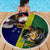 Manu'a Island and American Samoa Beach Blanket Rooster and Eagle Mascot