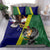 Manu'a Island and American Samoa Bedding Set Rooster and Eagle Mascot