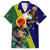 Manu'a Island and American Samoa Hawaiian Shirt Rooster and Eagle Mascot