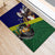 Manu'a Island and American Samoa Rubber Doormat Rooster and Eagle Mascot