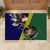 Manu'a Island and American Samoa Rubber Doormat Rooster and Eagle Mascot