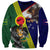 Manu'a Island and American Samoa Sweatshirt Rooster and Eagle Mascot