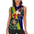 Manu'a Island and American Samoa Women Sleeveless Polo Shirt Rooster and Eagle Mascot