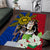 Philippines Lapu-Lapu Area Rug Filipino Sun Tattoo With Yakan Pattern