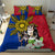 Philippines Lapu-Lapu Bedding Set Filipino Sun Tattoo With Yakan Pattern