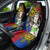 Philippines Lapu-Lapu Car Seat Cover Filipino Sun Tattoo With Yakan Pattern