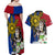 Philippines Lapu-Lapu Couples Matching Off Shoulder Maxi Dress and Hawaiian Shirt Filipino Sun Tattoo With Yakan Pattern