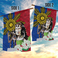 Philippines Lapu-Lapu Garden Flag Filipino Sun Tattoo With Yakan Pattern