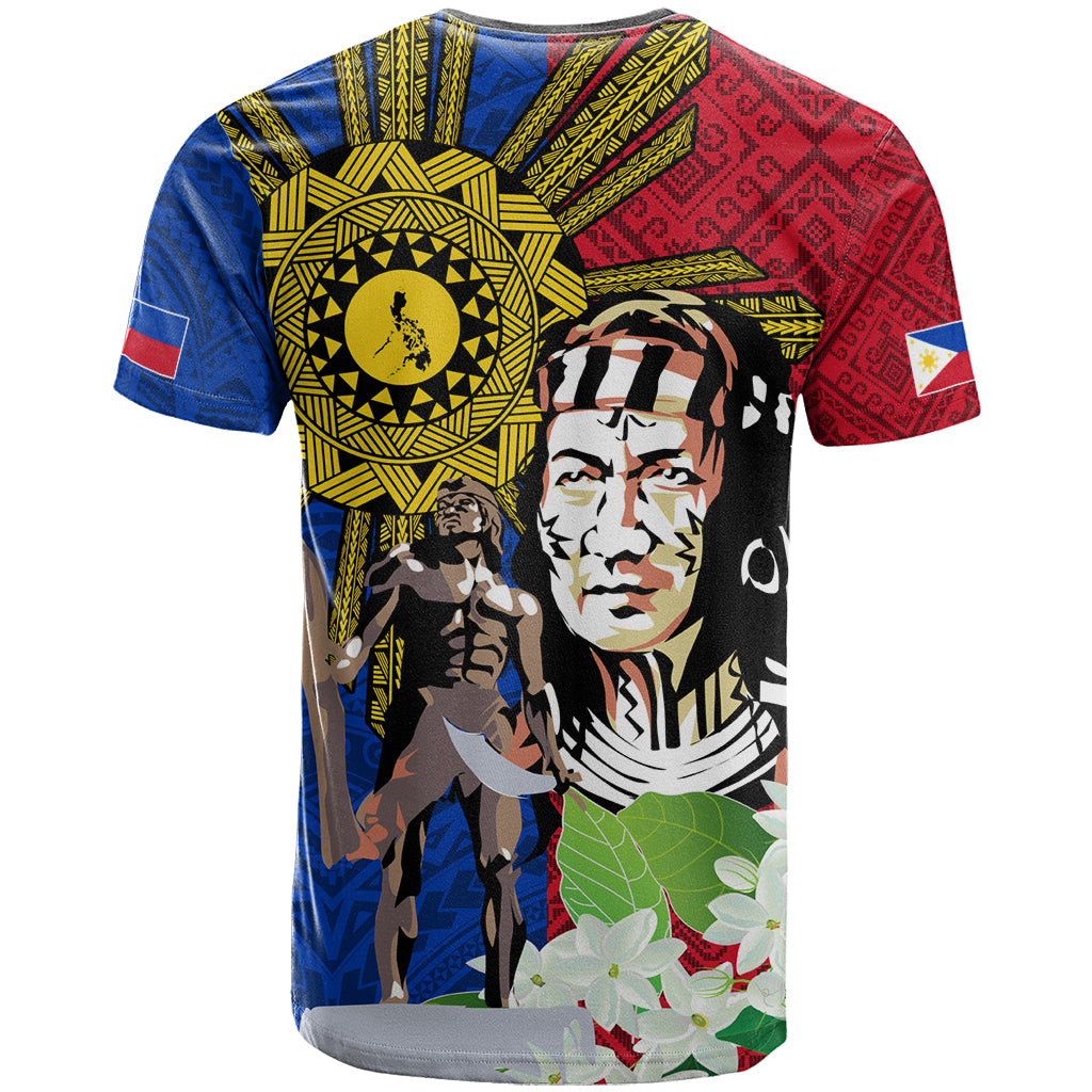 Philippines Lapu-Lapu T Shirt Filipino Sun Tattoo With Yakan Pattern