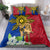 Philippines Lapu Lapu King Jasmine Flowers Bedding Set Filipino Sun Tattoo