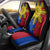 Philippines Sun Batok Tattoo Car Seat Cover Polynesian and Yakan Pattern