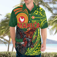 Proud of Manu'a Islands Hawaiian Shirt Rooster and Polynesian Art Wing Style LT03 - Polynesian Pride