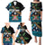 Fiji Day Family Matching Puletasi and Hawaiian Shirt Palm Tree With Plumeria Tapa Tribal Pattern