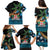 Fiji Day Family Matching Puletasi and Hawaiian Shirt Palm Tree With Plumeria Tapa Tribal Pattern