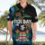 Fiji Day Hawaiian Shirt Palm Tree With Plumeria Tapa Tribal Pattern