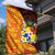 Tonga Culture Garden Flag Ngatu Pattern with Plumeria and Hibiscus