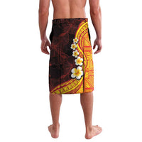 Tonga Culture Lavalava Ngatu Pattern with Plumeria and Hibiscus LT03 - Polynesian Pride