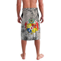 Tonga Culture Lavalava Ngatu Pattern and Blooming Hibiscus LT03 - Polynesian Pride