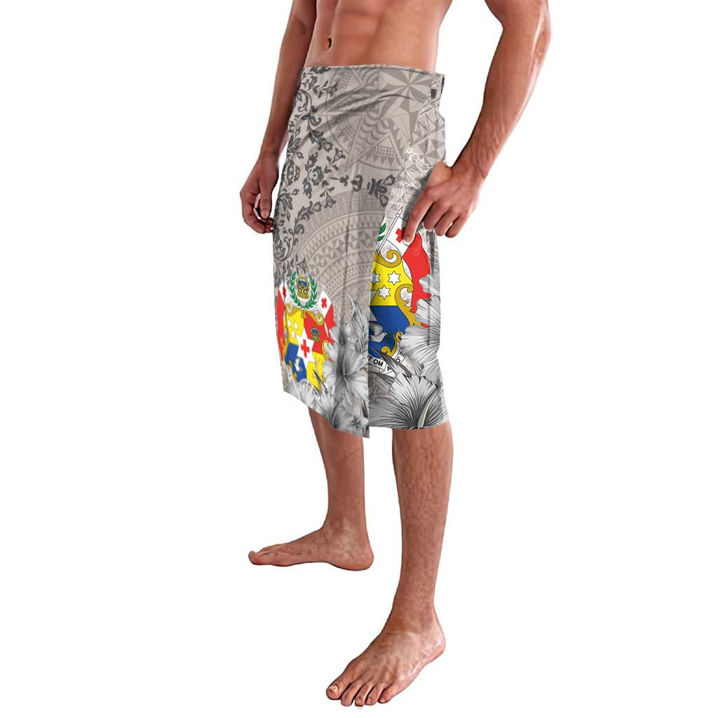 Tonga Culture Lavalava Ngatu Pattern and Blooming Hibiscus LT03 - Polynesian Pride
